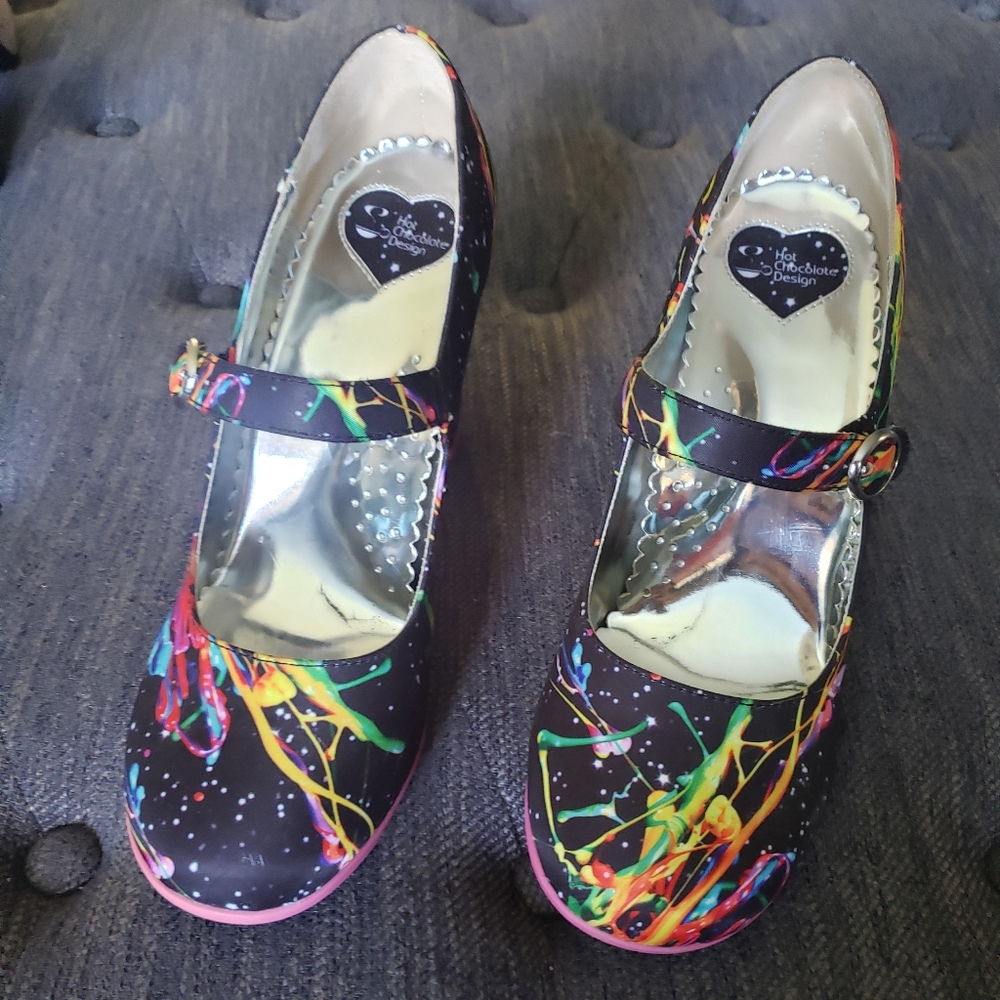 Hot Chocolate Design Chocolitas Mary Jane pump Paint